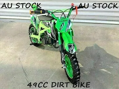 49CC MINI MOTOR DIRT BIKE KIDS POCKET ROCKET PEE WEE MOTORCYCLE ATV 50CC Green • $399