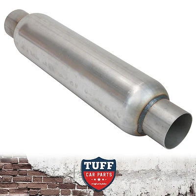 $52.95 • Buy 2.5  Megapower Exhaust Hotdog Resonator Muffler Glass Pack 9  Long High Flow New