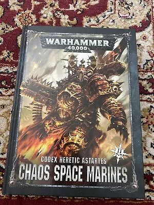 Warhammer 40k-Chaos Space Marines Codex 8th Edition-Hardback (16f) • £9.99