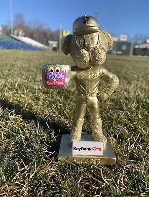 Portland Sea Dogs Slugger Mascot SGA Hall Of Fame Golden Bobble Head 4/16/24 NIB • $15