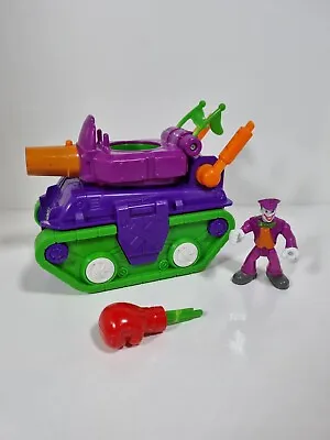 Imaginext Fisher Price DC Super Friends Vehicle The Joker Tank Complete Used  • £11.99