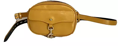 £72.64 • Buy Rebecca Minkoff Women’s Abbey Leather Belt Bag Color Turmeric Size S/M  