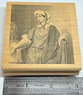 MARTHA WOMAN ANCIENT PEOPLE Rubber Stamp STAMPSMITH • $6.95