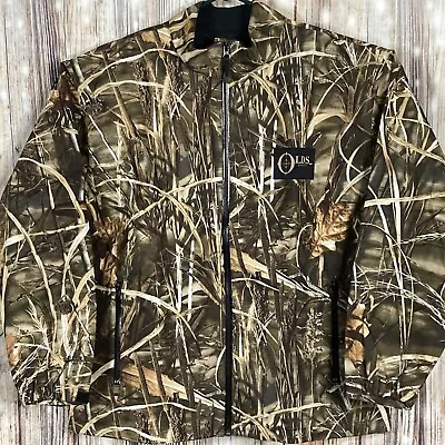 Camouflage Hunting Jacket Mens Large OLDS Apparel ￼12 Gauge Advantage MAX4 HD • $30