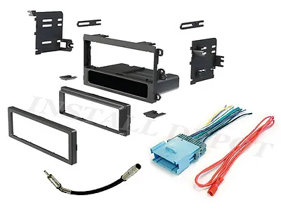 Car Stereo Radio Dash Installation Mounting Trim Kit Bezel Wiring Harness & Ant • $18.25