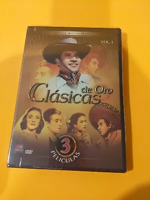 Clasicas De Oro: Miguel Aceves Mejia Vol. 1 (DVD 2009 3-Disc Set) • $11