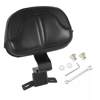 $74.90 • Buy Front Driver Rider Backrest Pad For Harley Touring CVO Road Electra Glide 09-Up