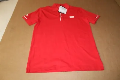 £27.98 • Buy Audi Sport Red Medium Polo Shirt 3131501213 New Genuine Audi Merchandise Item 