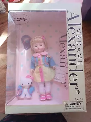 NEW 2006 Madame Alexander Wendy Loves Hello Kitty City Doll New In Box NIB • $65