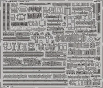 Eduard 1/700 Ship- Hms Queen Elizabeth For Tsm 17041 • £46.84