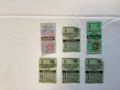 Lot Of (6) Vintage  1975 Detroit Tigers Ticket Stubs Very Good Condition • $24.99