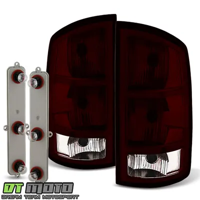 Red Smoked 2002-2006 Dodge Ram 1500 03-06 2500 3500 Tail Lights Lamps Left+Right • $59.99