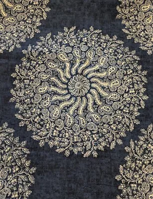 Anna French La Provence Navy Fabric 3 1/4 Yards • $125