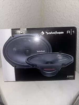 Rockford Fosgate 6 X8  Full Range 2-Way Coaxial Speakers 110W Peak 4 Ohm R168X2 • $65