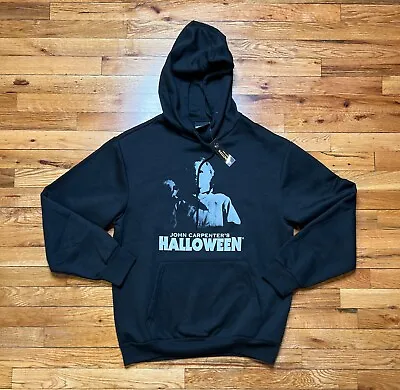 Halloween Michael Myers Graphic Hoodie Black - Size M - John Carpenter Classic • $20
