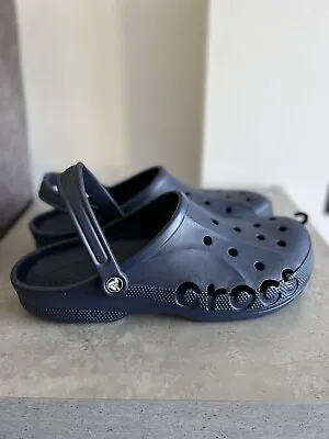 £29.95 • Buy Crocs Baya Clogs Mens Uk 11 Navy Blue Brand New With Tags