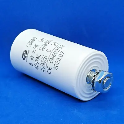 SIMPSON WESTINGHOUSE ELECTROLUX  DRYER RUN CAPACITOR 8uF 2pins 0588400004  0226 • $17.99