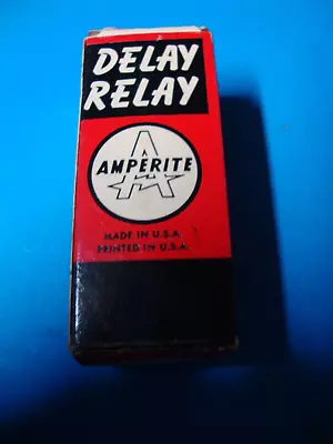 Amperite 12no2t Miniature 9 Pin Time Delay Relay * New In Box * • $19.95