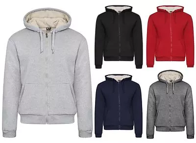 £9.99 • Buy New Mens Boys Traditional White Faux Fur Lined Jacket Hoodie