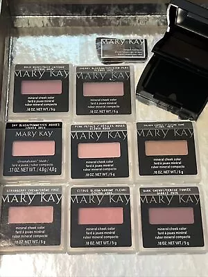 NIB Mary Kay Mineral Cheek Color - Strawberry Cream Shy Blush Or Citrus Bloom • $12.95