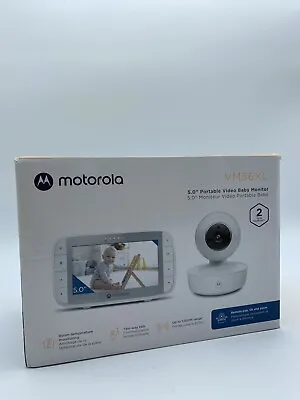 Motorola VM36XL Connect 5.0 HD Baby Monitor W/ Remote Pan Tilt 1M06160#2 • $55
