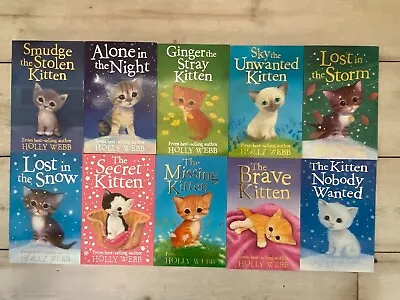 Girls Books My Cute Kitten Holly Web Set Of X10 V Good Condition +6 Year • £15