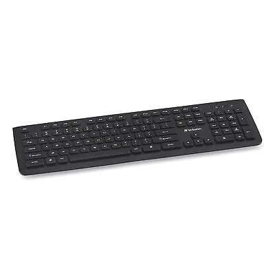 Verbatim Wireless Slim Keyboard 103 Keys Black 99793 • $22.55