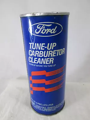 Vintage 1986 Ford Motor Co. Tune Carburetor Cleaner Empty Metal Can • $24.99