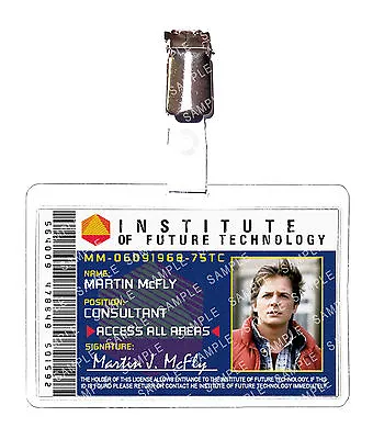 Back To The Future Institute Marty Mcfly Cosplay Prop Costume Gift Book Day • $8.83