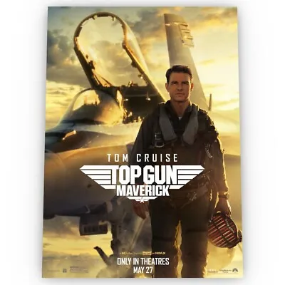£8.99 • Buy Top Gun Maverick Movie Poster Satin High Quality Archival Stunning A1 A2 A3
