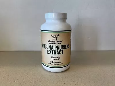 Double Wood Mucuna Pruriens Extract 1000 Mg  210 Capsules Exp 04/25 • $19.99