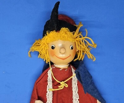 Vintage Hand/Glove Puppet 1950s Wooden Head • £4.95