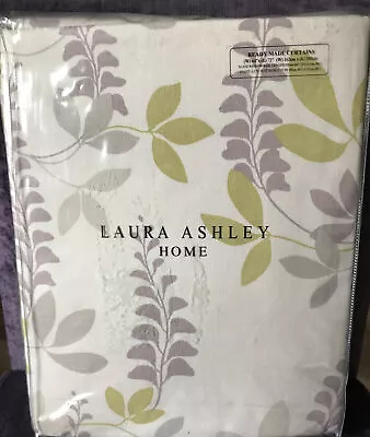 Laura Ashley Avebury Amethyst R/Made Curtains - 64”W X 72”L (162cm X 183cm) NEW • £90