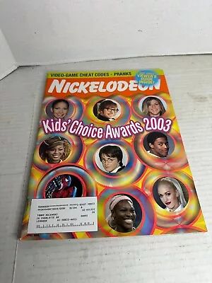 Nickelodeon Magazine April 2003 Kids Choice Awards • $24.99