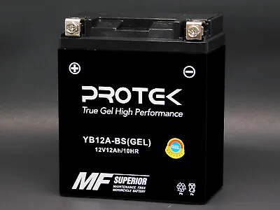 YB12A-A YB12A-B 12N12A-4A-1 Motorcycle 12V Maintenance Free AGM GEL Battery 12Ah • $54.99