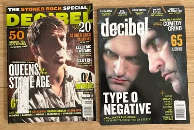 Decibel Magazines Heavy Metal Thrash Music Rock Roll 2007 Type O Negative QOTSA • $8