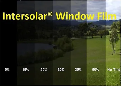 $13 • Buy 2 Ply Window Tint Black Solar Residential Commercial Automotive  Intersolar® 