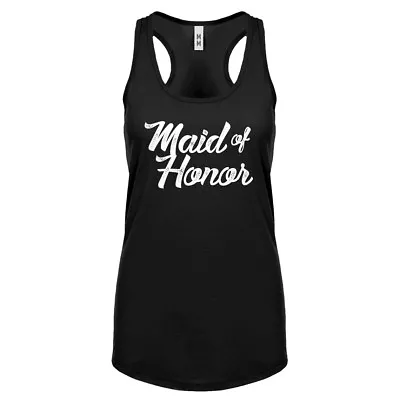 Womens Maid Of Honor Racerback Tank Top #3304 • $14.99