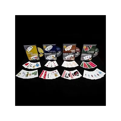 Hallas Packet Trick Ultimate Bundle With 4 Dvd's & Special Cards Magic Gaffs • $49.99