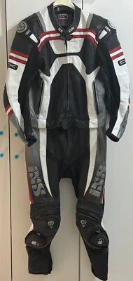 Uomo A-Pro Tuta Pelle Moto Racing Pista Sport Pezzi Divisibile