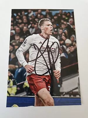 Scott Mctominay Manchester United Fc Hand Signed Photo 6  X 4 . • $1.23