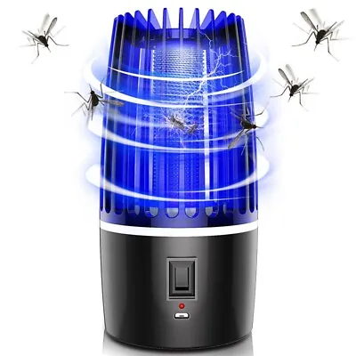 £10.97 • Buy Electric USB Insect Mosquito Killer Bug Zapper Fly Pest Catcher Trap LED Lamp UK