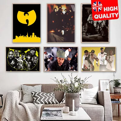 Wu-Tang Clan American East Coast Hip Hop Best Print Poster Wall Art Picture A4+ • £4.99