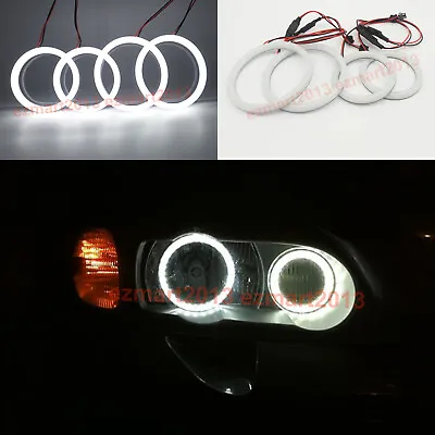 Cotton LED Halo Ring For Volvo S60R V70R 2004-2007 Headlight Demon Eye Angel Eye • $41.39