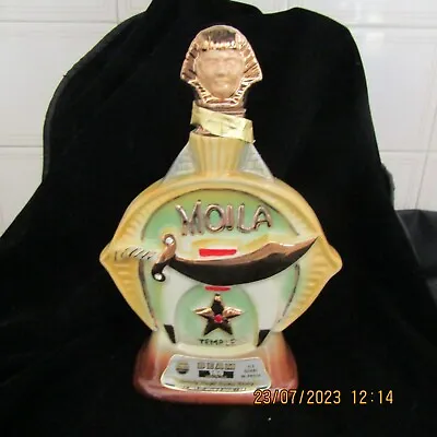 Vintage Jim Beam Bourbon Whiskey Regal China Moila Temple Mecca Decanter VGC • $100