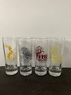 Game Of Thrones Set Of 4 Shot Glasses 2019 • £6.99