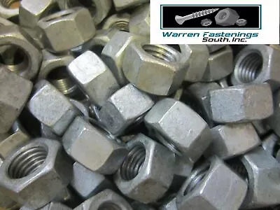 5/8-11 Hot Dipped Galvanized  Finished Hex Nuts 100 Pieces • $33.99