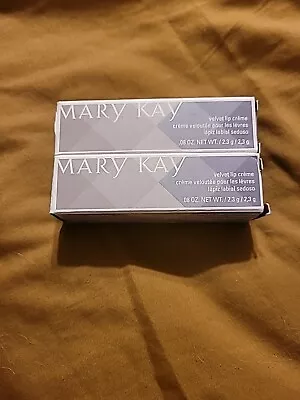 Discontinued New In Box Mary Kay Velvet Lip Creme - Oh So Currant - Lot Of 2 • $4.99