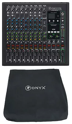 Mackie ONYX12 12-Channel Analog Mixer W/USB/3-Band EQ/Bluetooth+Dust Cover • $584.99