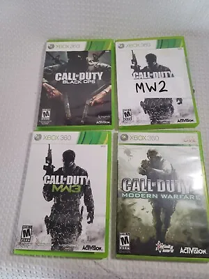 Xbox 360 Call Of Duty Black OPS MW2 MW3 MW4 • $5.50